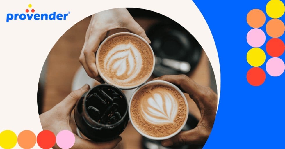 Coffee machine providing fresh coffee for employees in a workplace